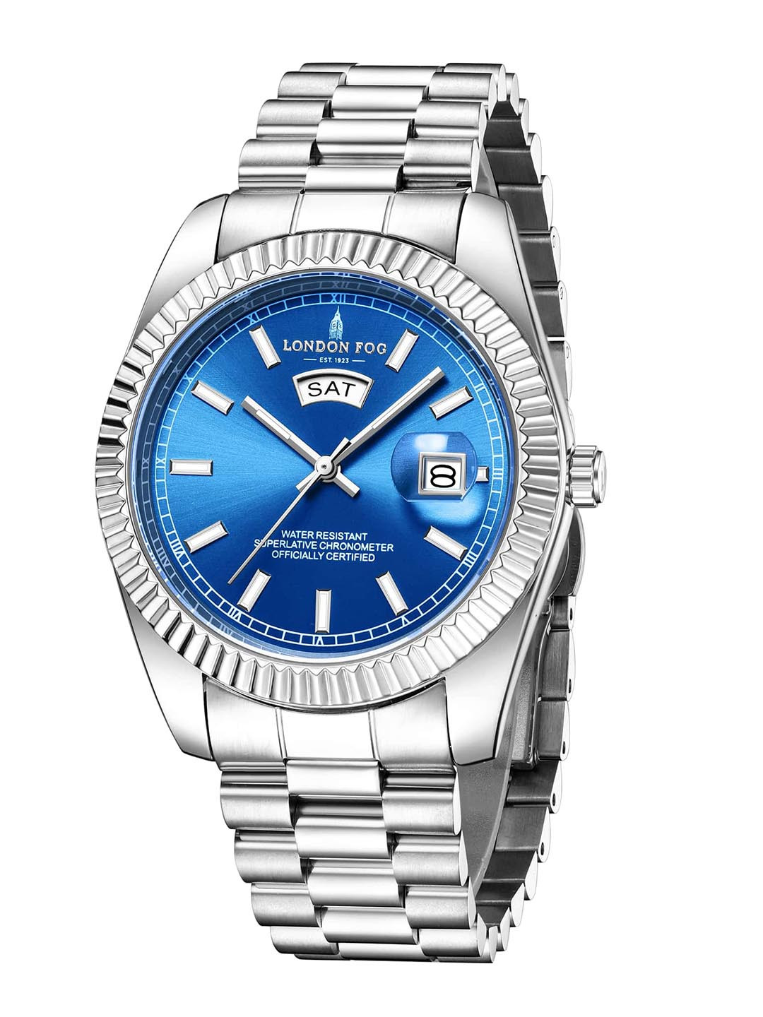 LONDON FOG Men Dial & Stainless Steel Straps Analogue Watch LFM10001-11