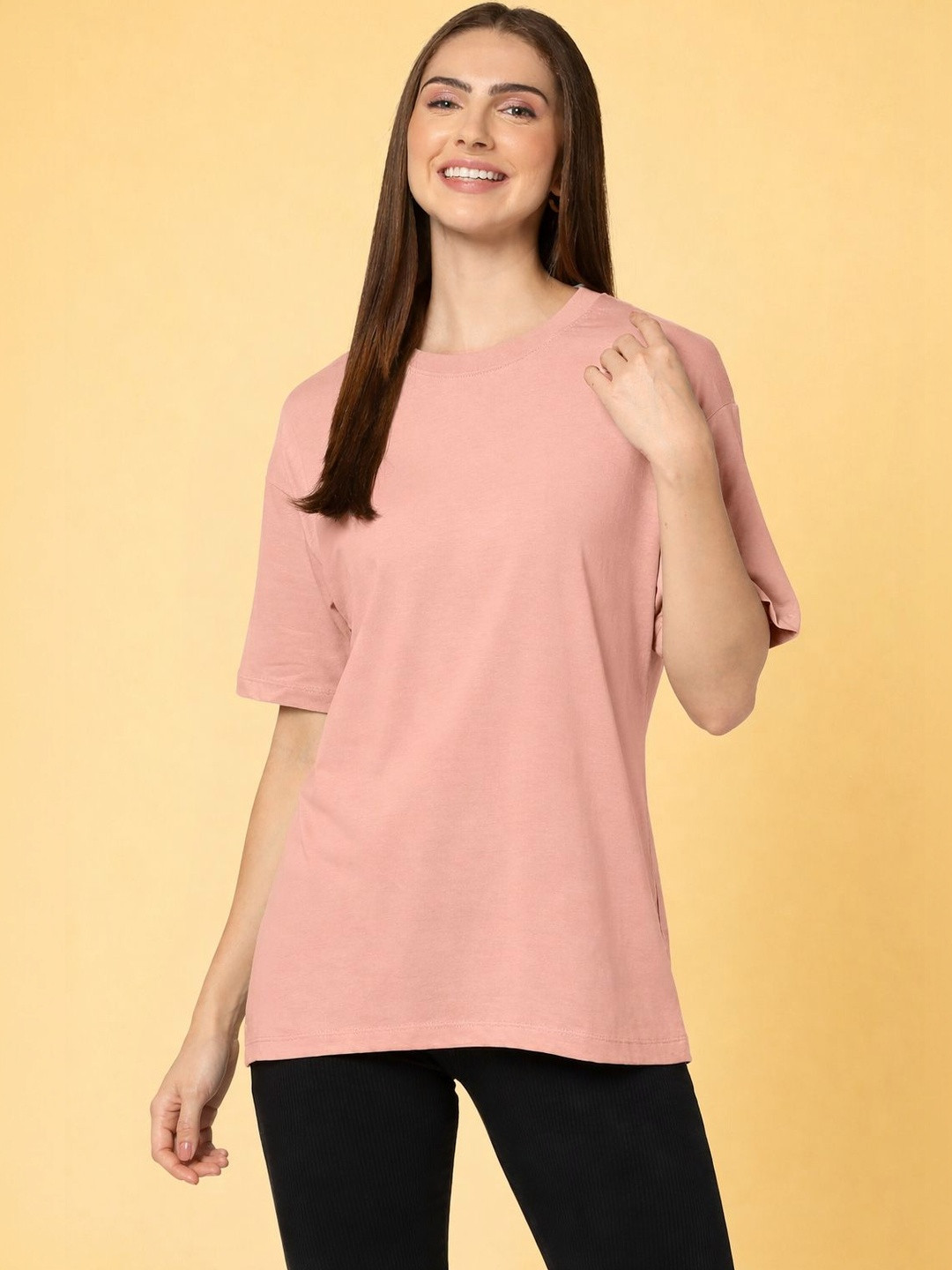 FALTU.CO Women Pure Cotton T-shirt