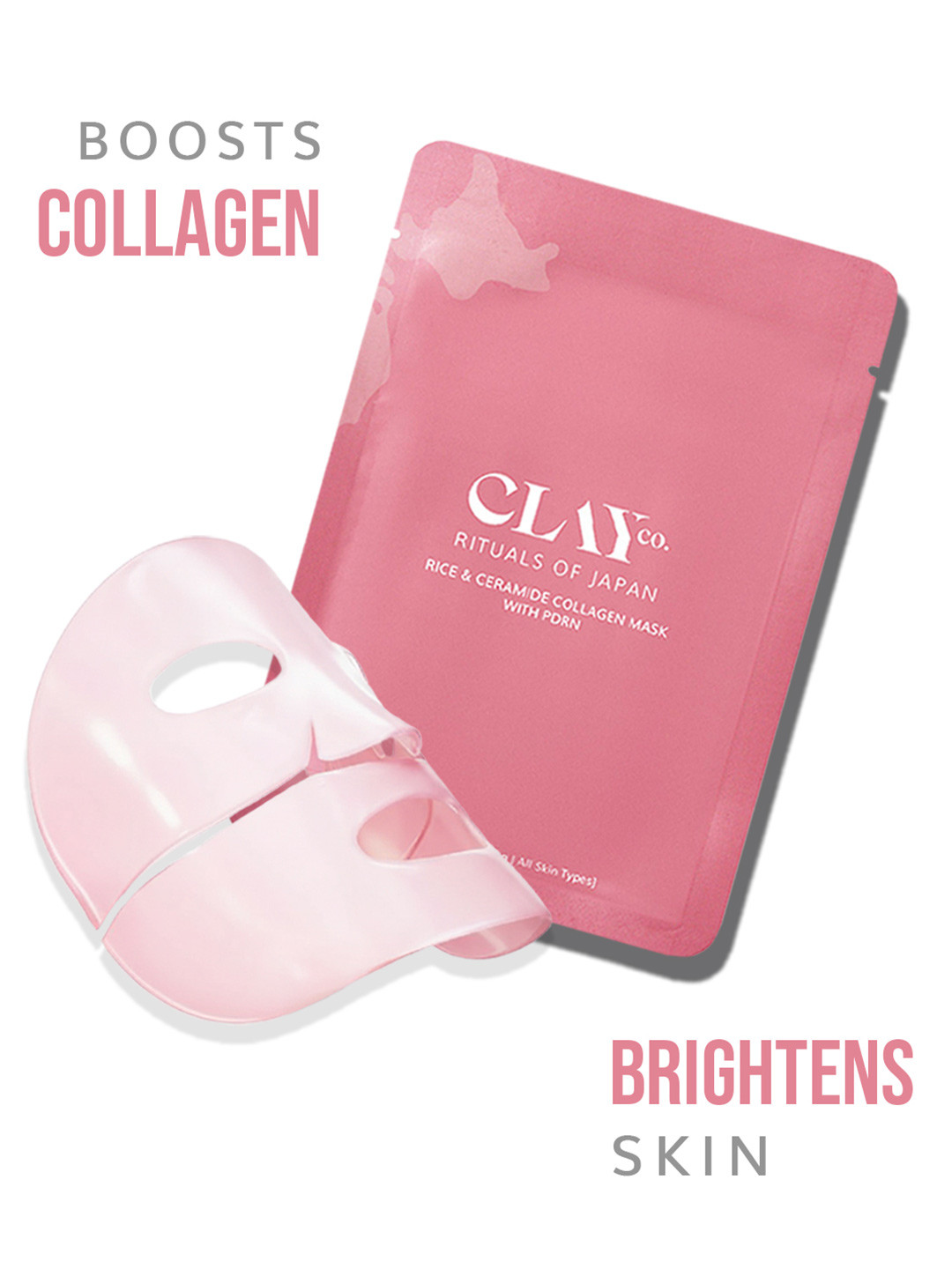 CLAYco. Rice & Ceramide Collagen Sheet Mask With PDRN  - 25 g