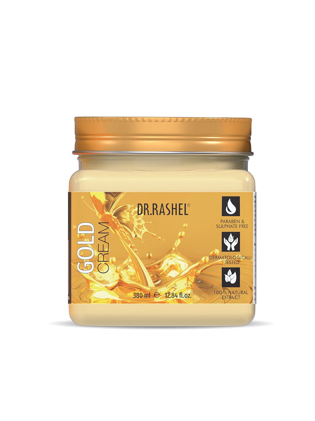 DR.RASHEL Gold Face & Body Cream For Moisturization - 380ml