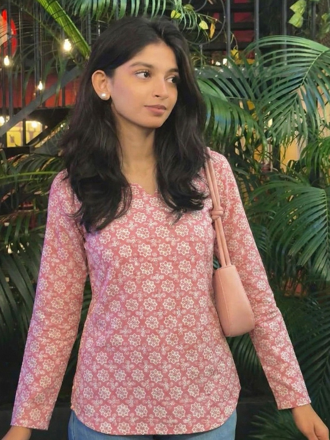 DHAKRE FASHION Floral Printed Top