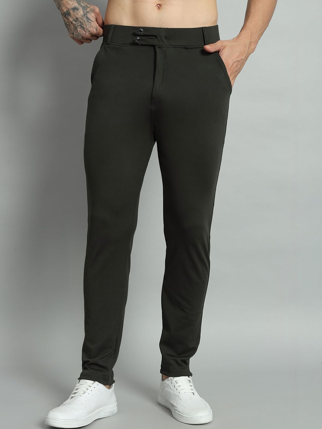 Veltick Men Easy Wash Trousers