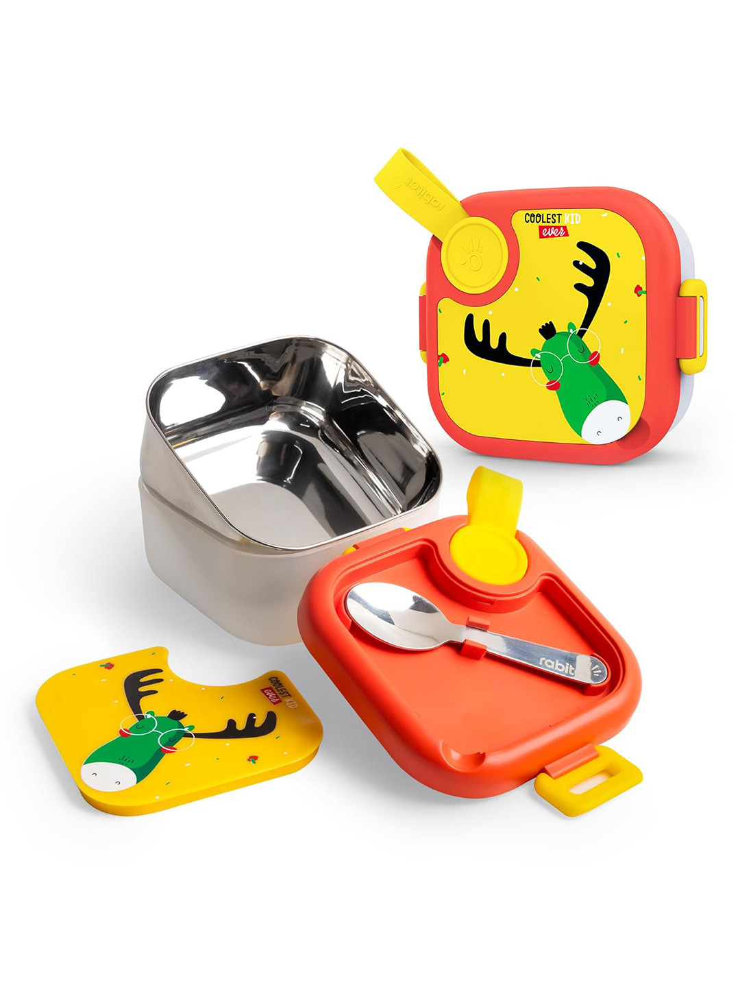 Lunchmate Mini Kids Coolest Kid Ever Leakproof Stainless Steel Lunch Box 500ml