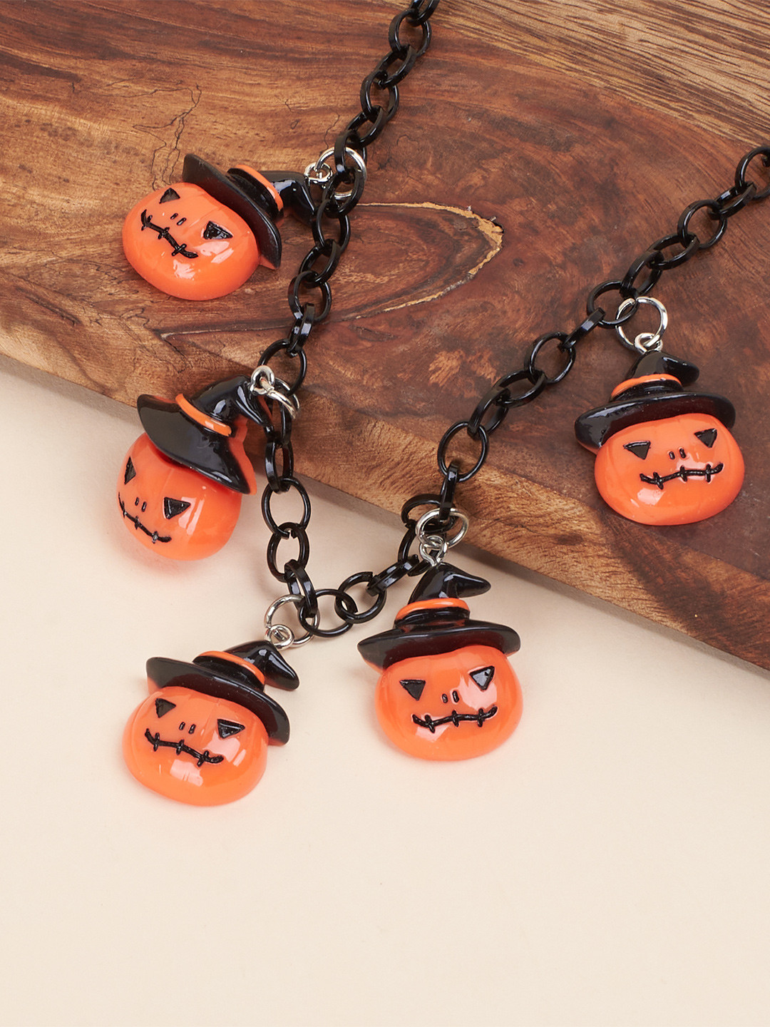 SALTY Halloween Pumpkin Necklace