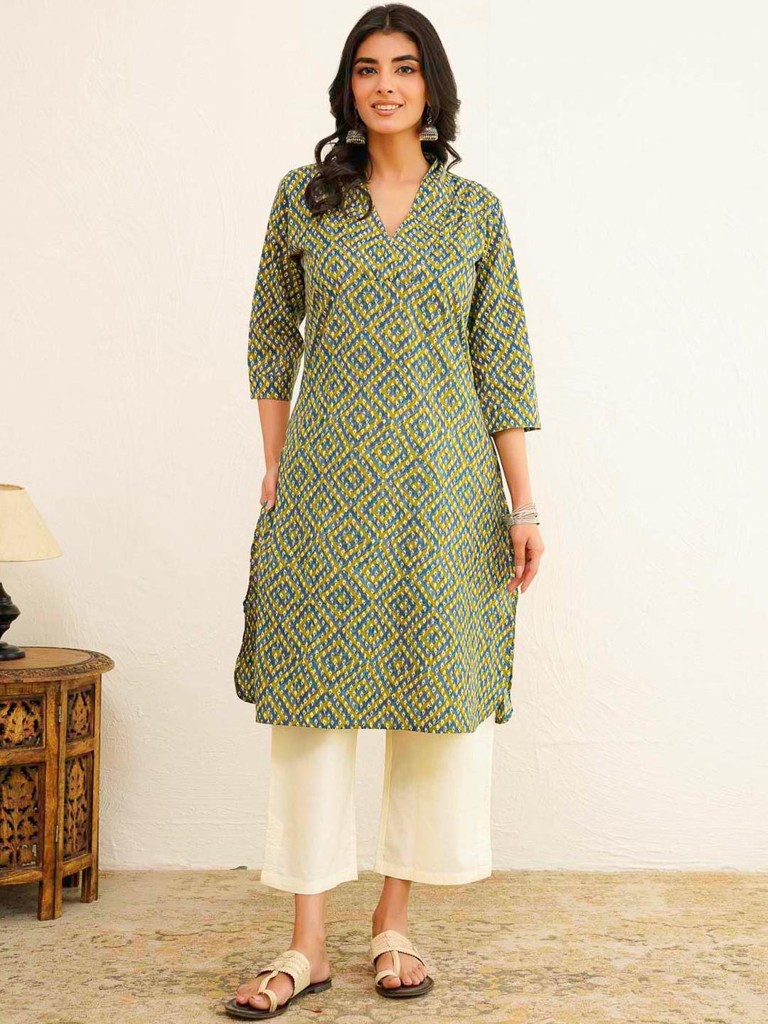 GOODHAND Women Floral Printed Kurta