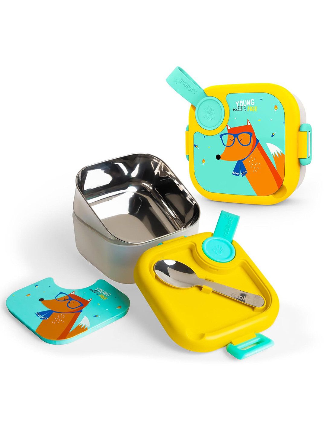 Lunchmate Mini Kids Young Wild Airtight Leakproof Stainless Steel Lunch Box 500ml