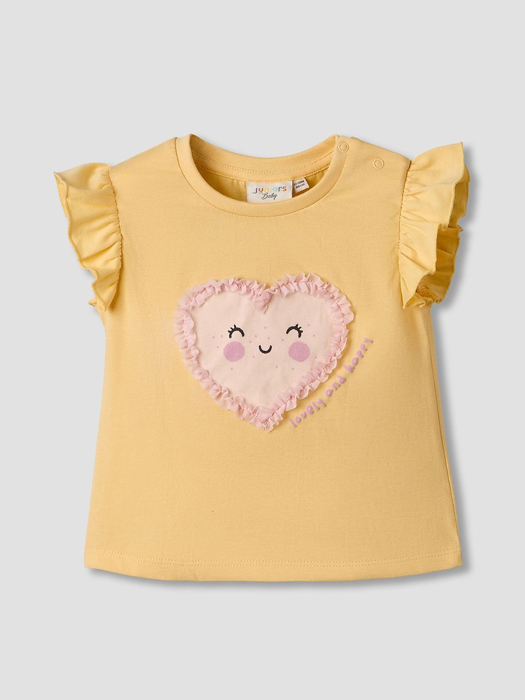 Juniors by Babyshop Juniors Heart Applique Tshirts