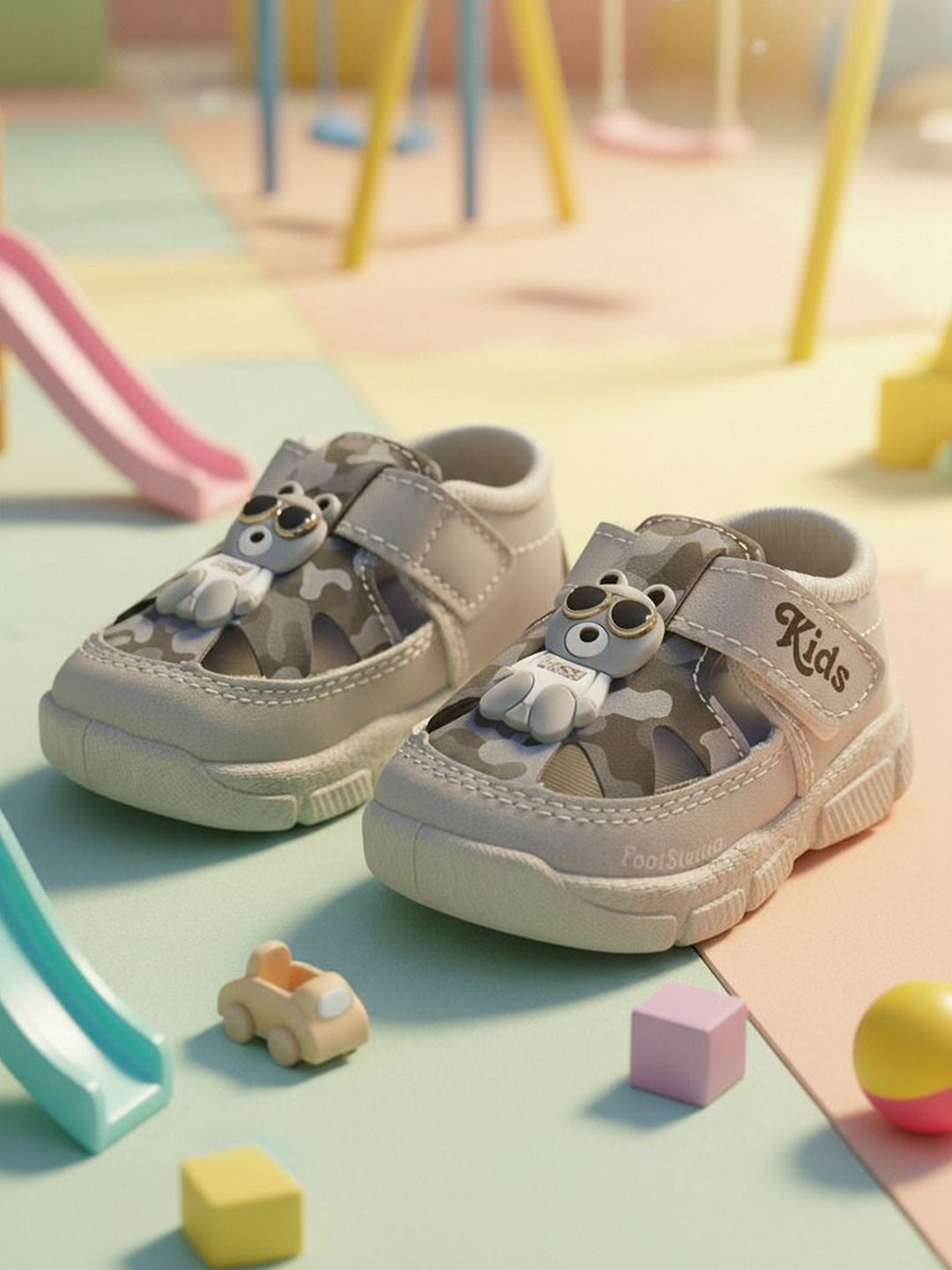 FootStation Boys Mesh Comfort Sandals