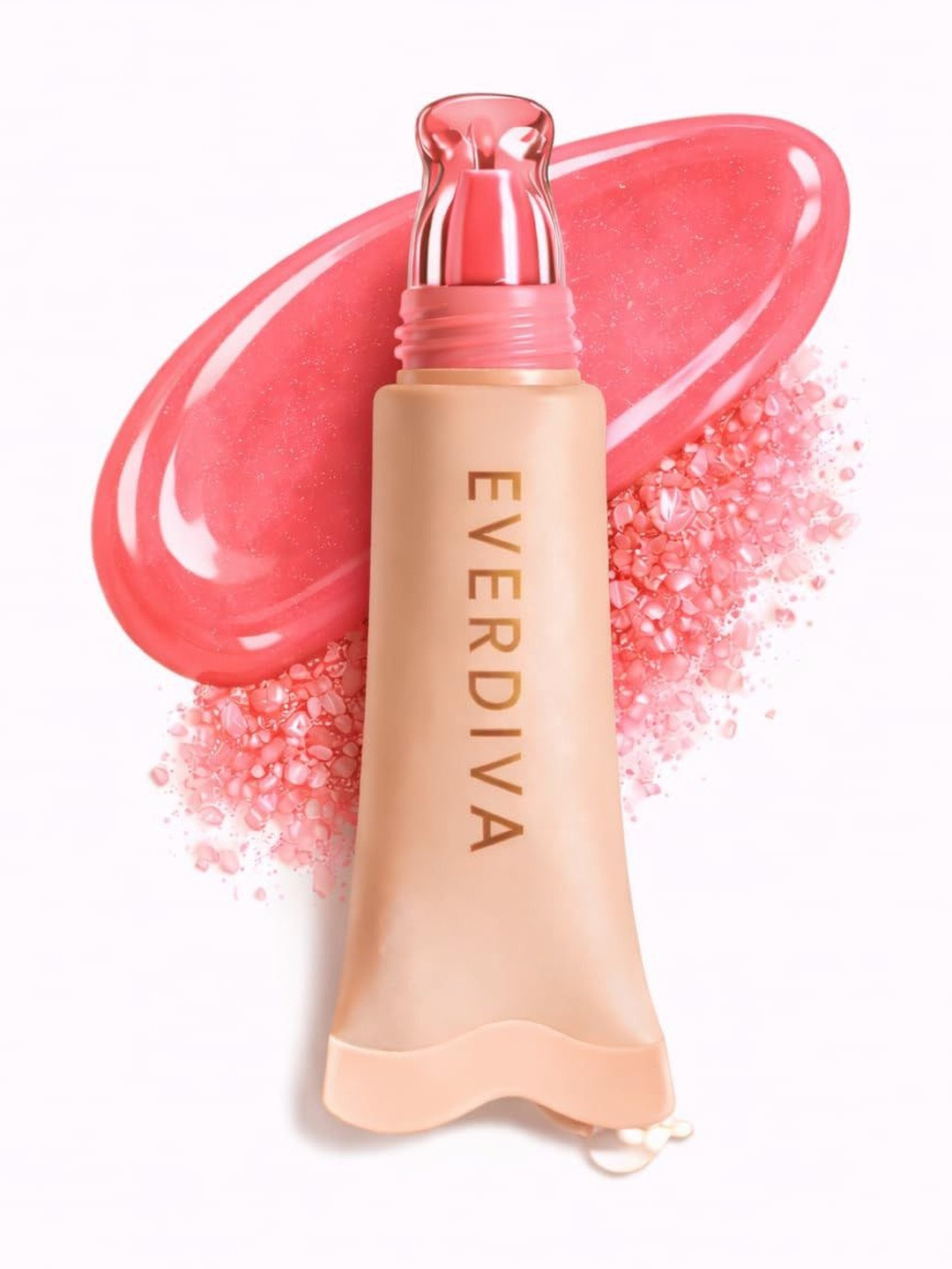 everdiva Long Lasting & Non-Sticky Lip Gloss - Guava - 20 ml
