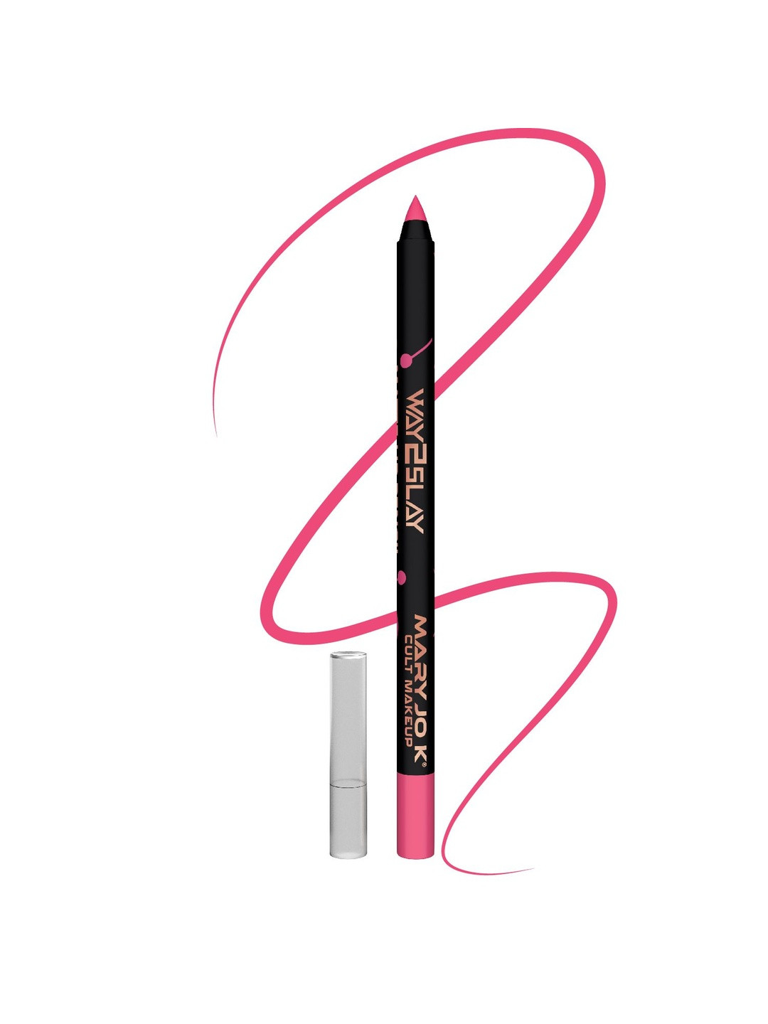 Mary Jo K Matte Lip Liner Pencil Boosted With Castor Oil -1.5 g - Hot Pink - 29