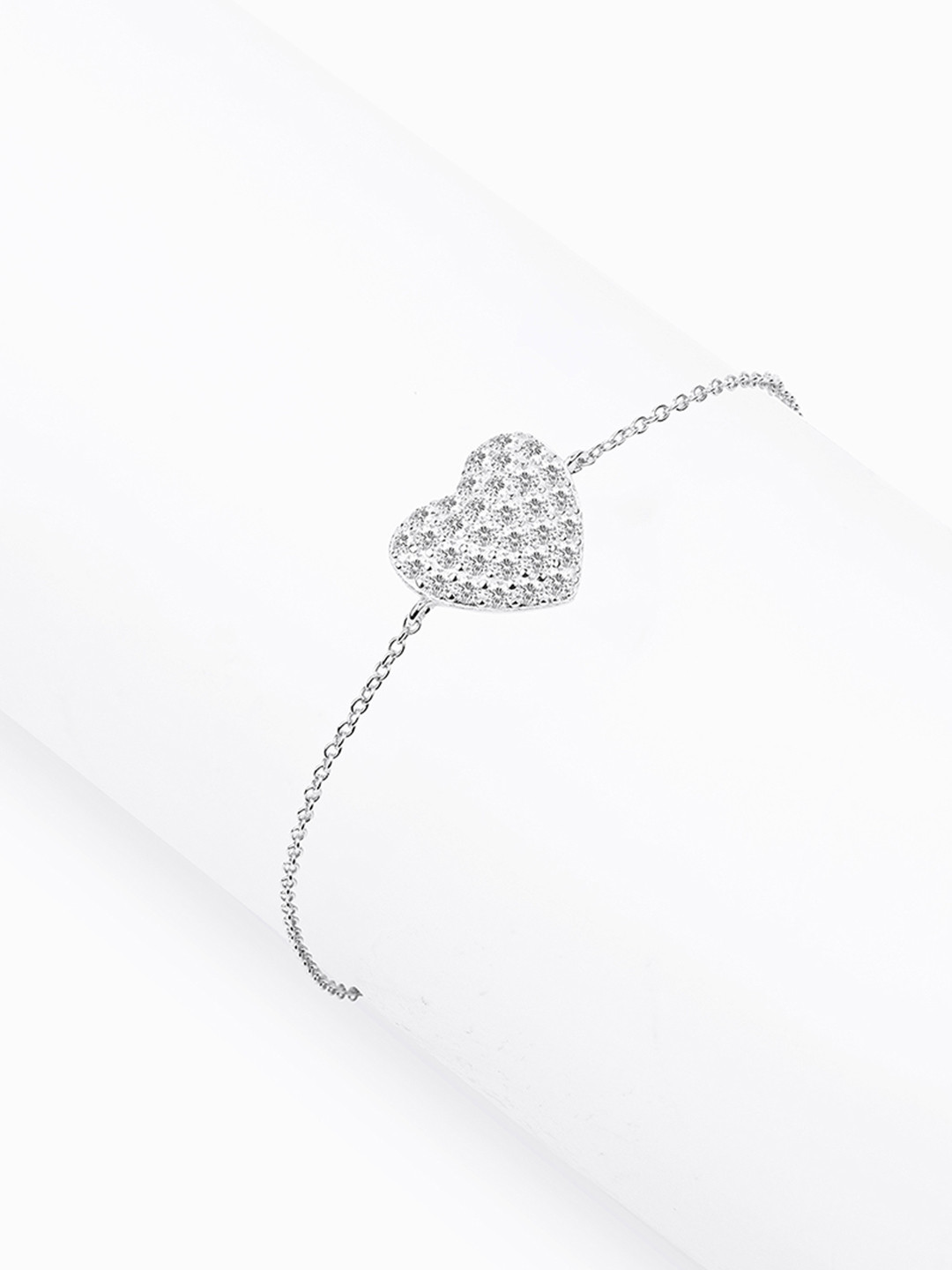 925 Sterling Silver Heart Bracelet