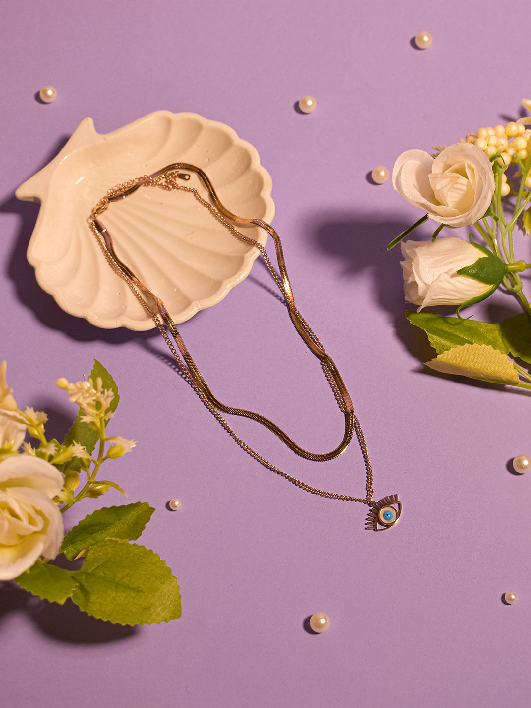 SALTY Women Nyx Evil Eye Chain
