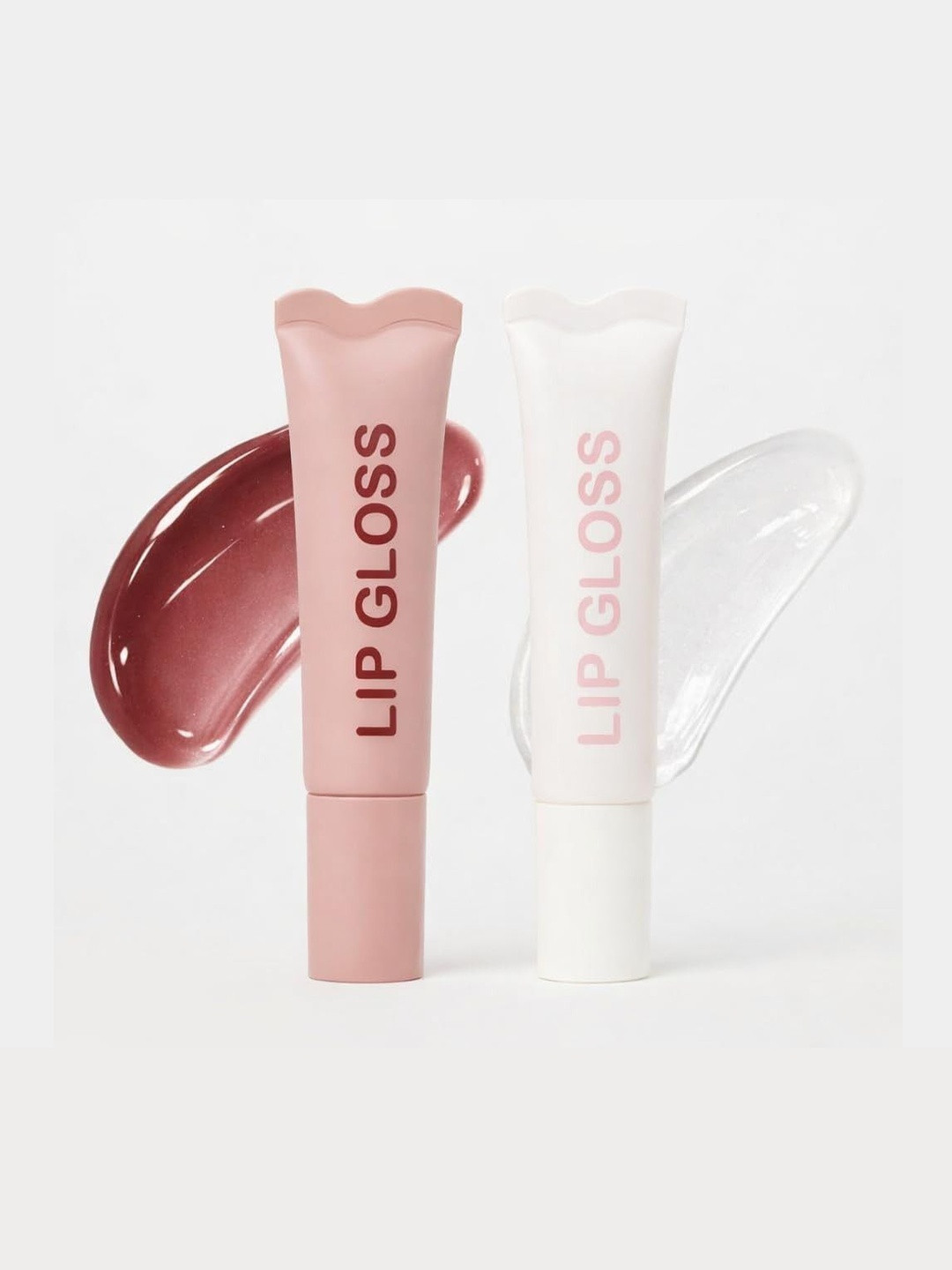 everdiva Set Of 2 Non-Sticky Hydrating Lip Gloss - 20 ml Each - Cherry & Transparent Jelly