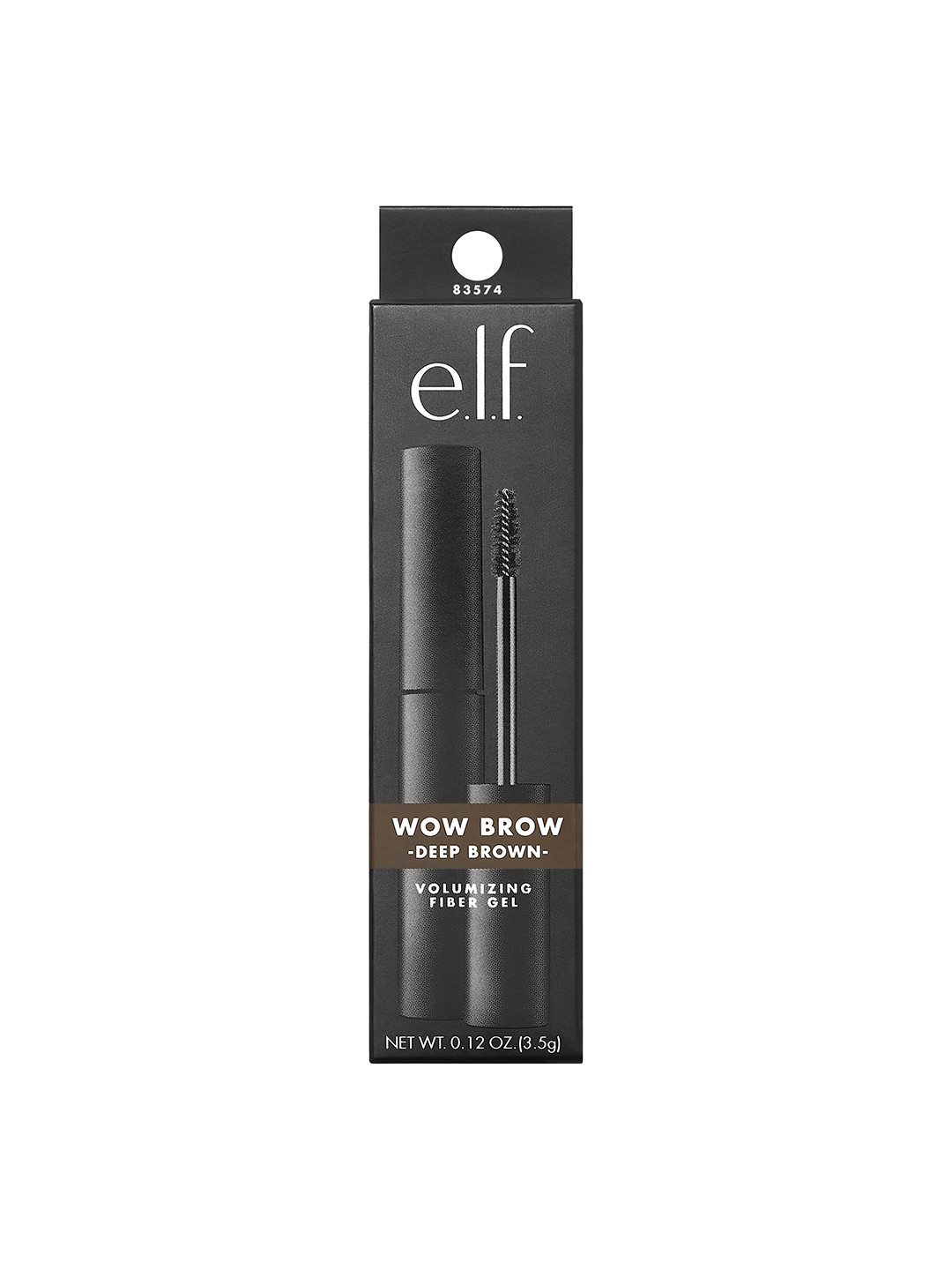 e.l.f. Cosmetics Wow Brow Tinted  Gel - Deep Brown -3.5gm