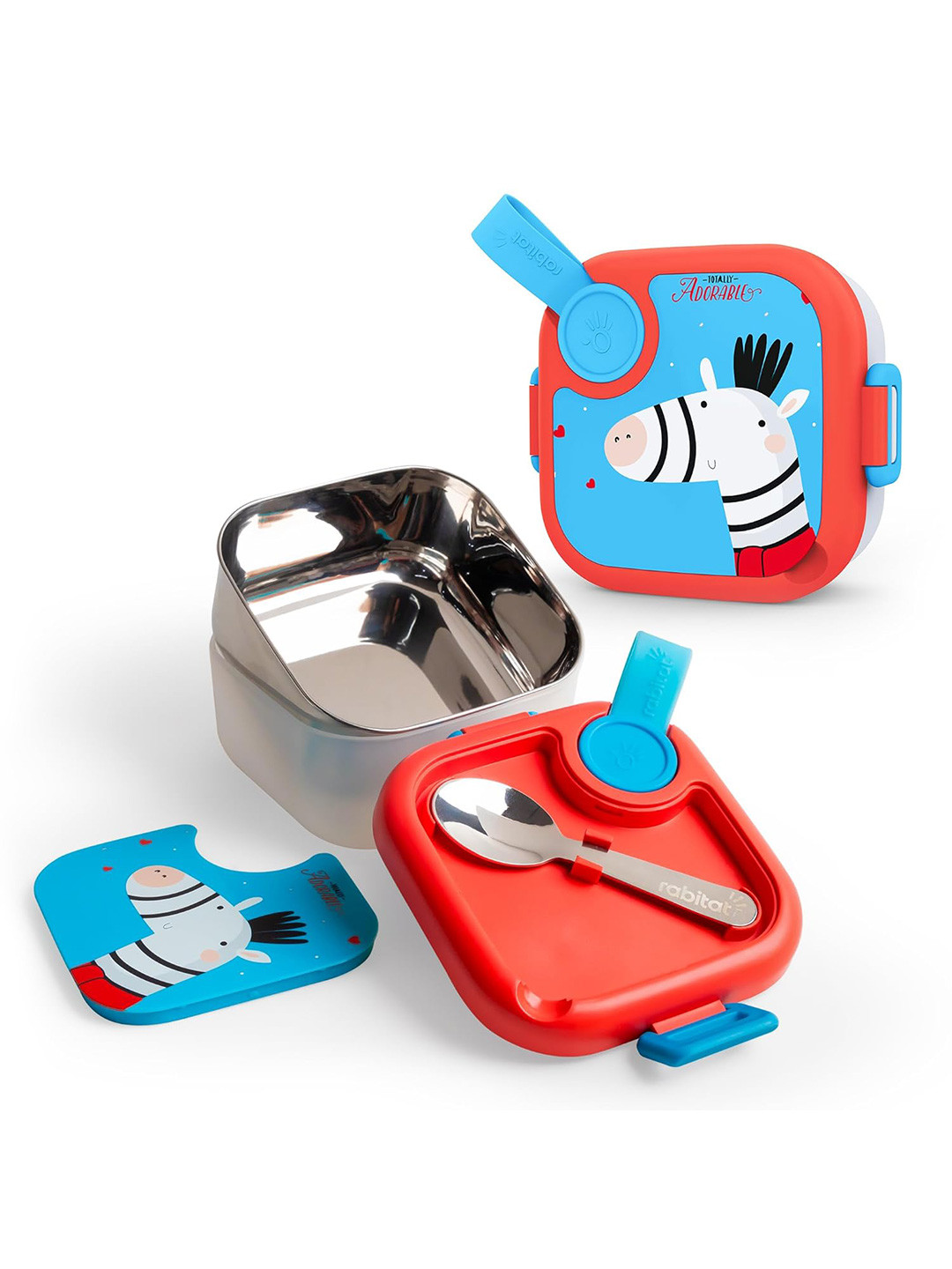 Lunchmate Mini Kids Totally Adorable Airtight Leakproof Steel Lunch Box 500ml