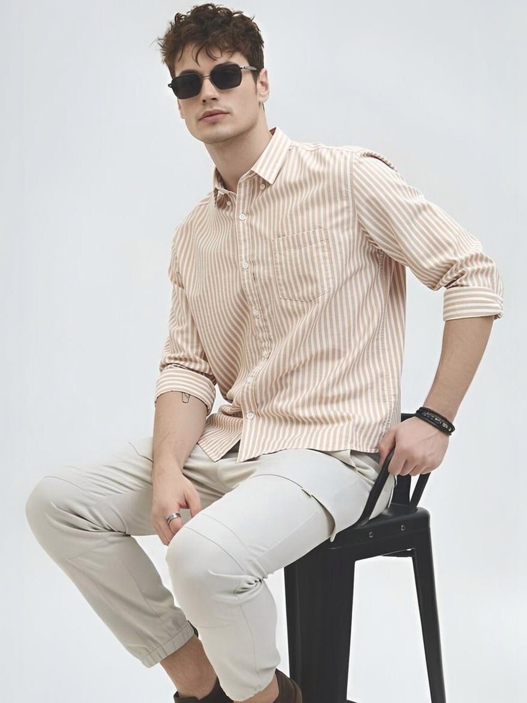 RODEIZ Slim Fit Casual Shirts
