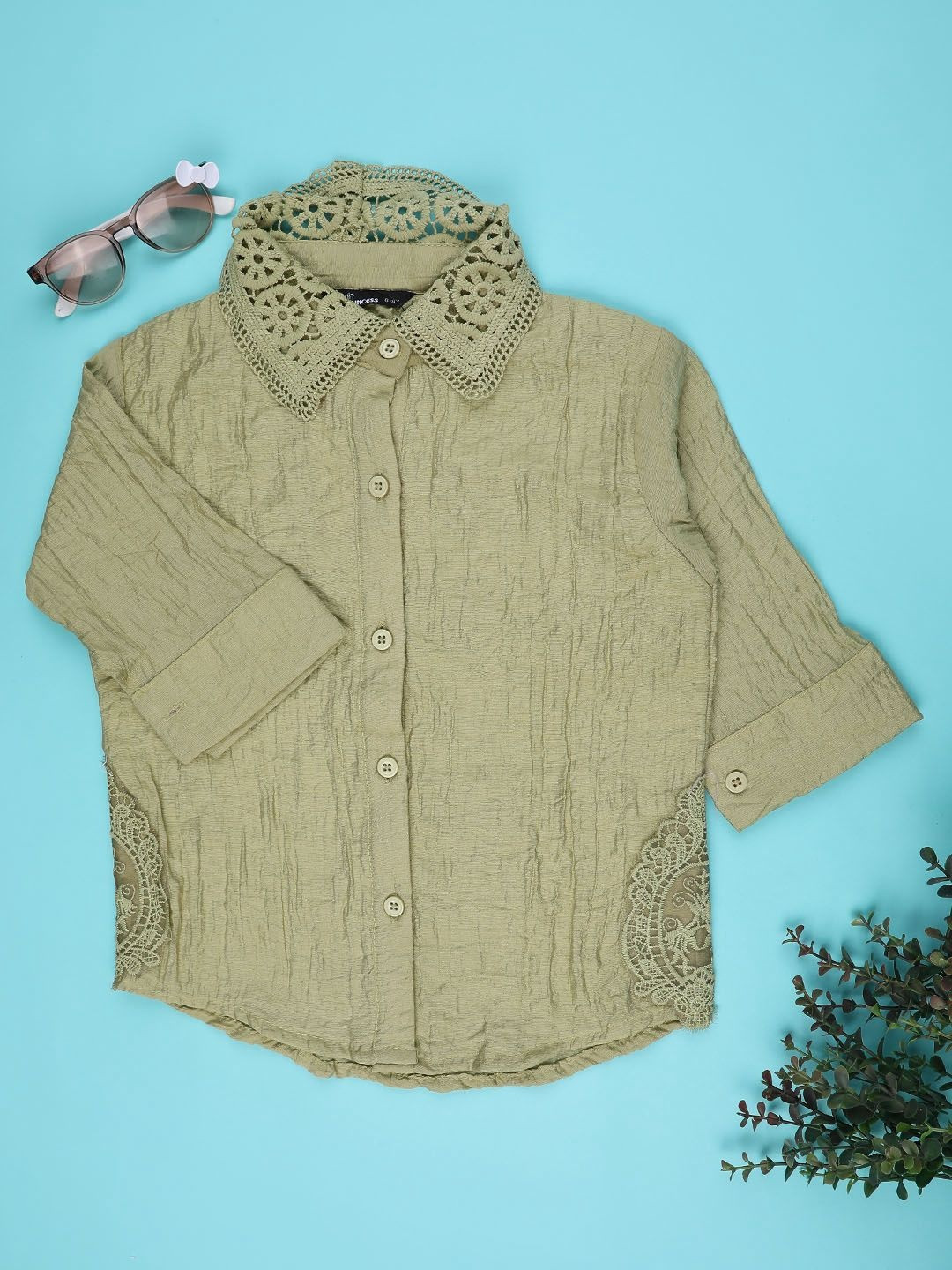 V-Mart Mandarin Collar Top