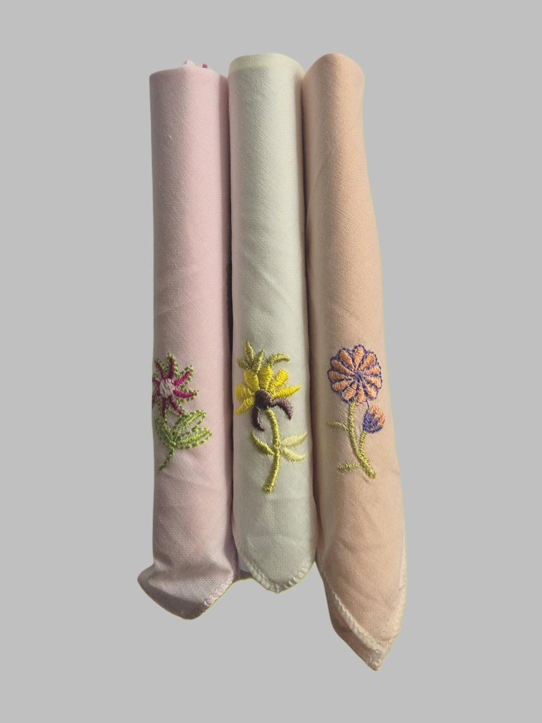 CROSSLINE Pack Of 3 Printed Cotton Handkerchief