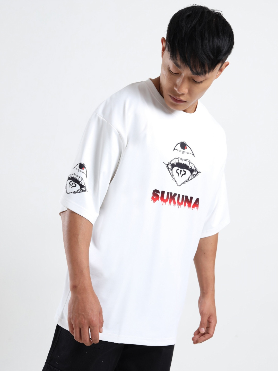 MOHICANS Men Printed Oversized Cotton T-Shirt