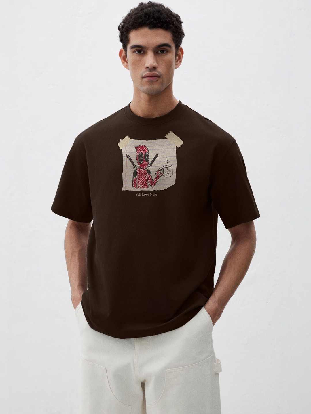 TOGS & TERRE Men Typography Printed Organic Cotton Blend T-shirt