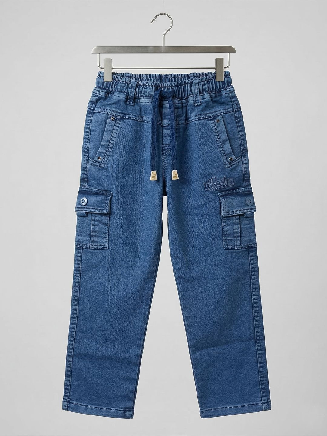 JFR Boys Straight Fit Mid-Rise Low Distress Jeans