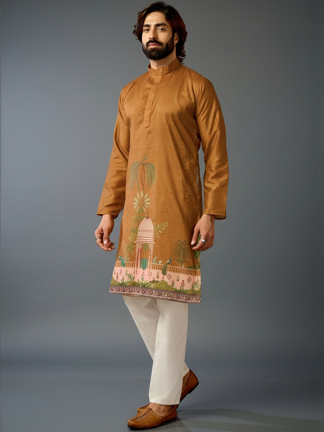 INDIROOP Men Kurta