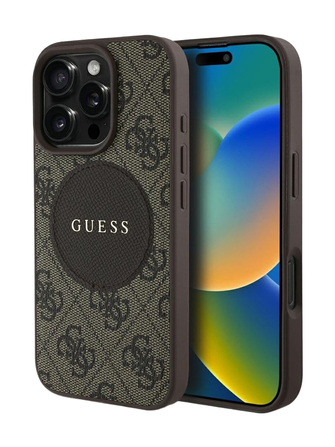 GUESS iPhone 16 Pro Back Case Mobile Accessories
