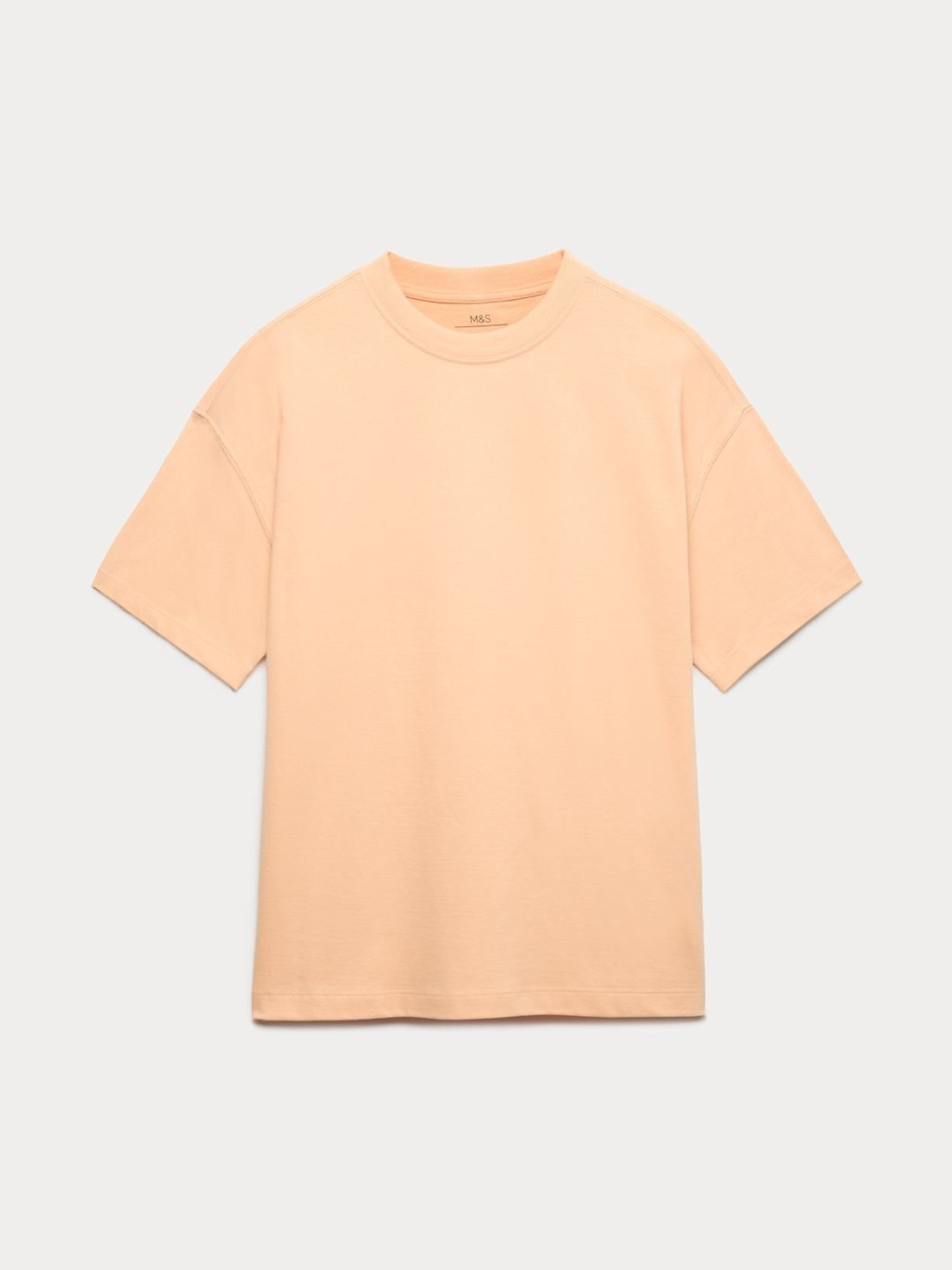 Marks & Spencer Kids Round Neck Pure Cotton Oversized T-Shirt