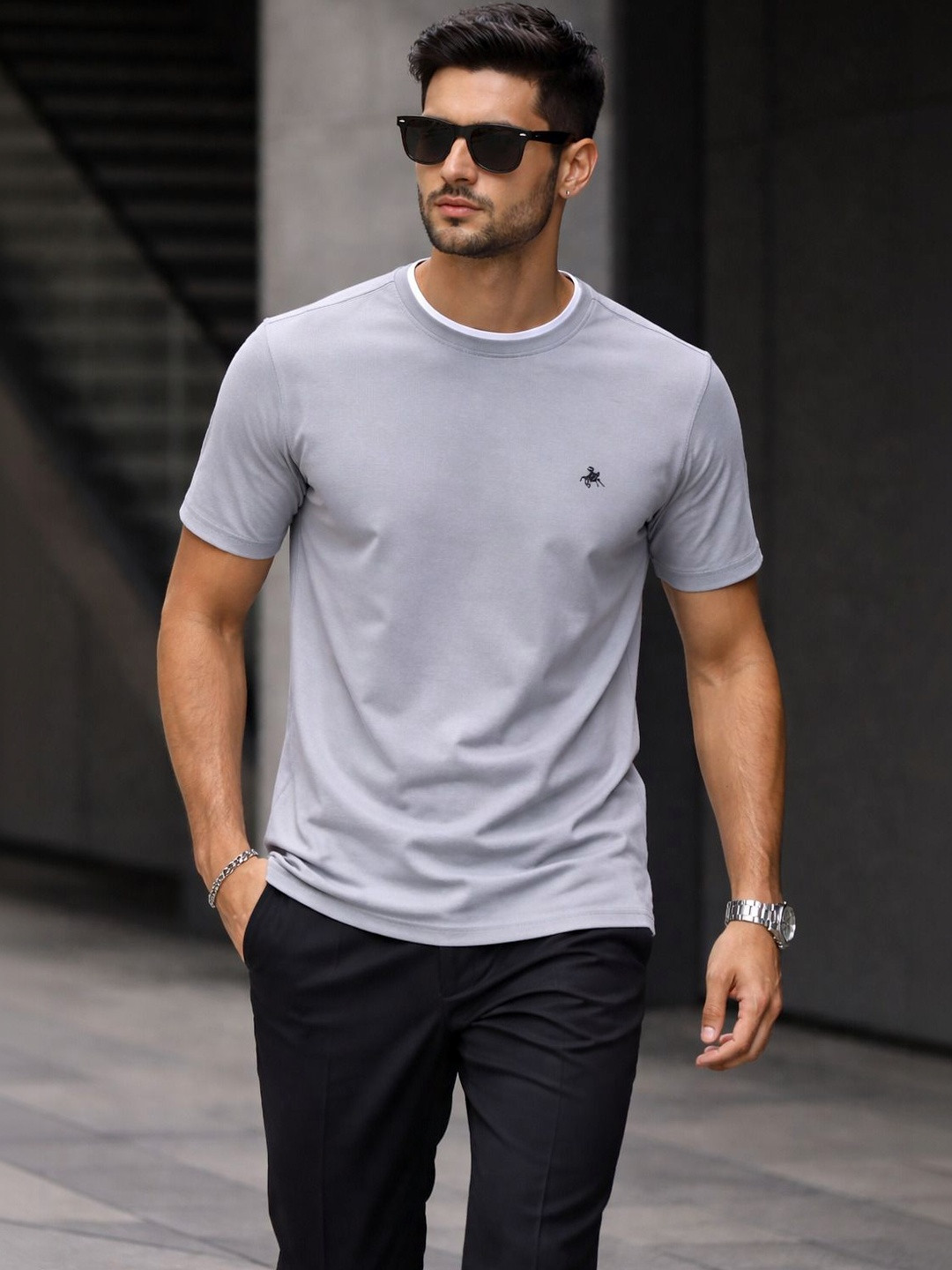Parcel Yard Mens Round Neck Tshirts