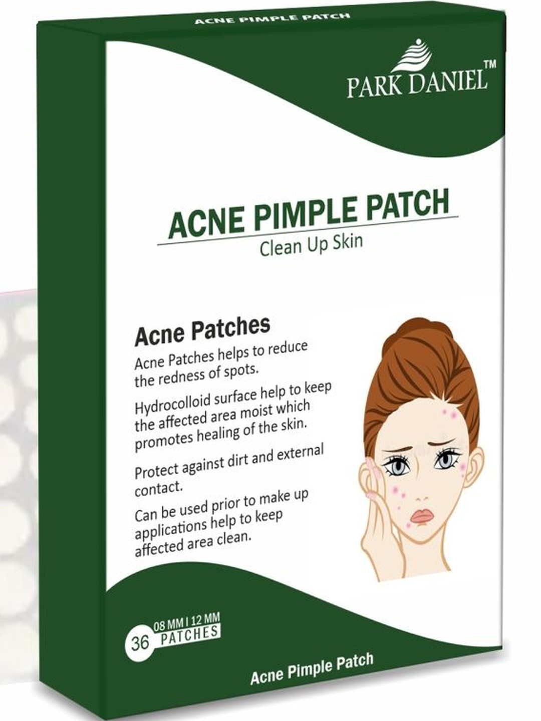 Park Daniel Waterproof Acne Pimple Healing - 36 Patches