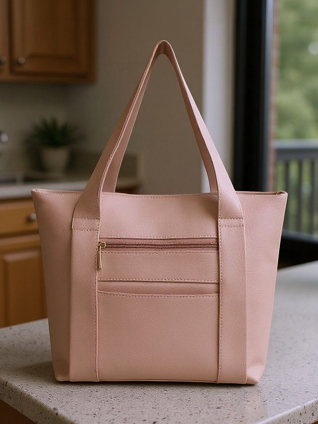 Springberry PU Structured Shoulder Bag