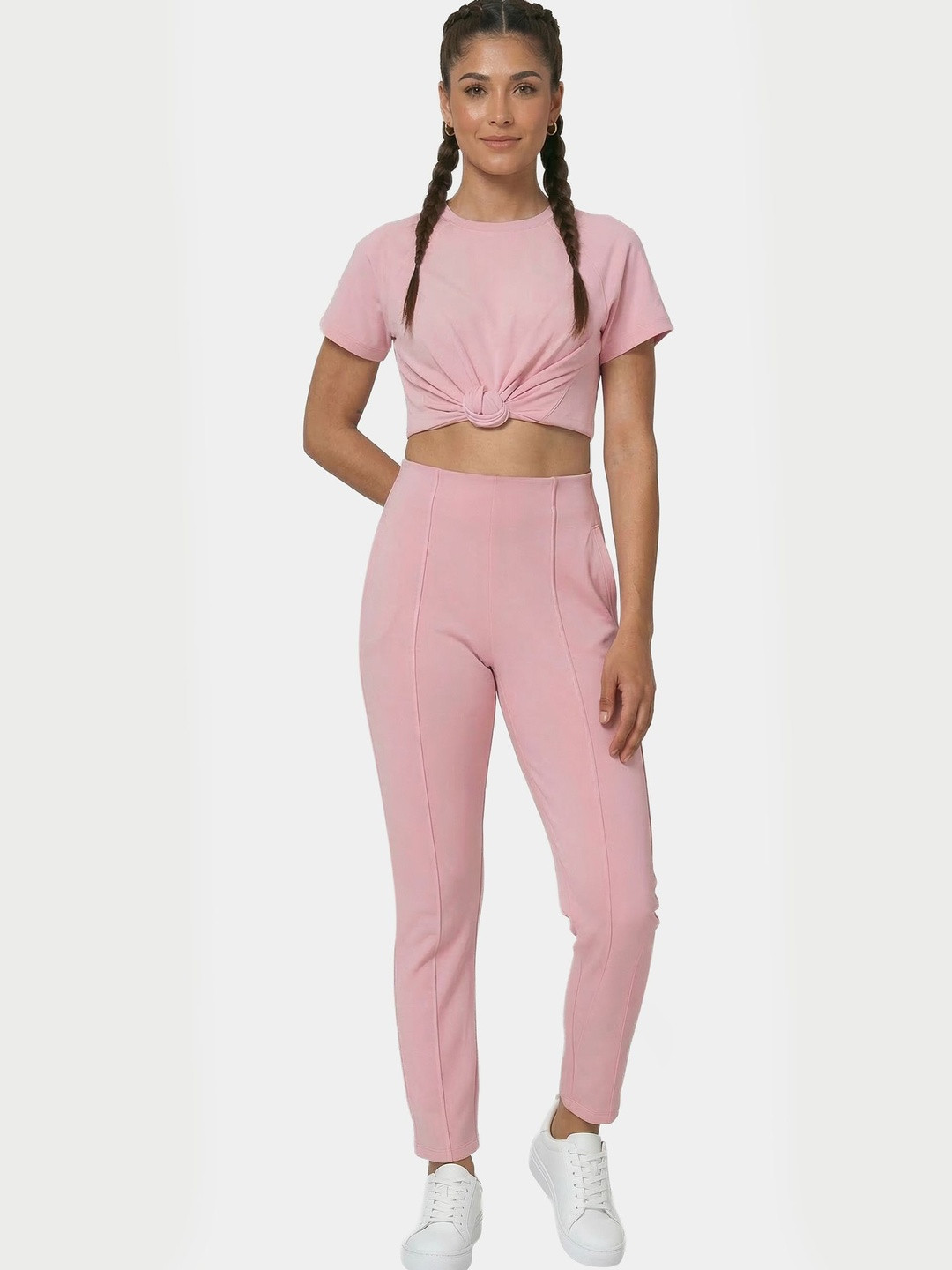 Enamor Women Straight Fit Active Pants All Day Comfort A408