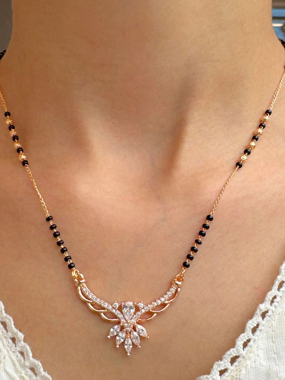 Zeraki Jewels Gold-Plated Mangalsutra