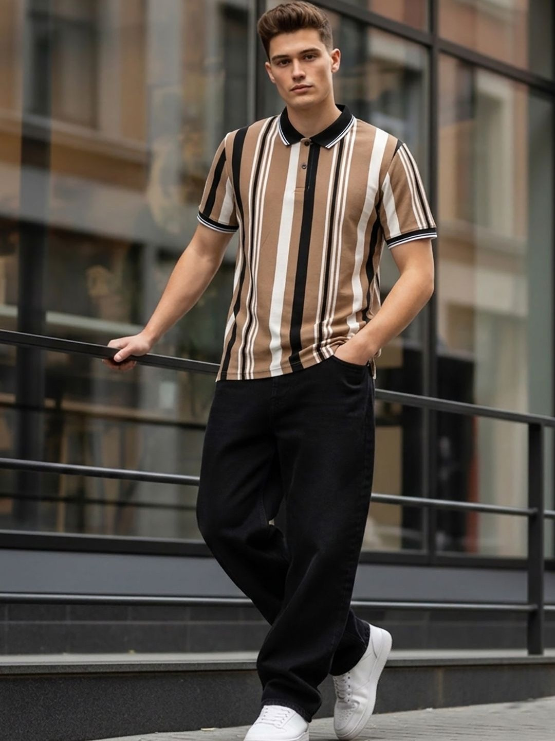 STEVE STATUS Men's Polo Tshirts