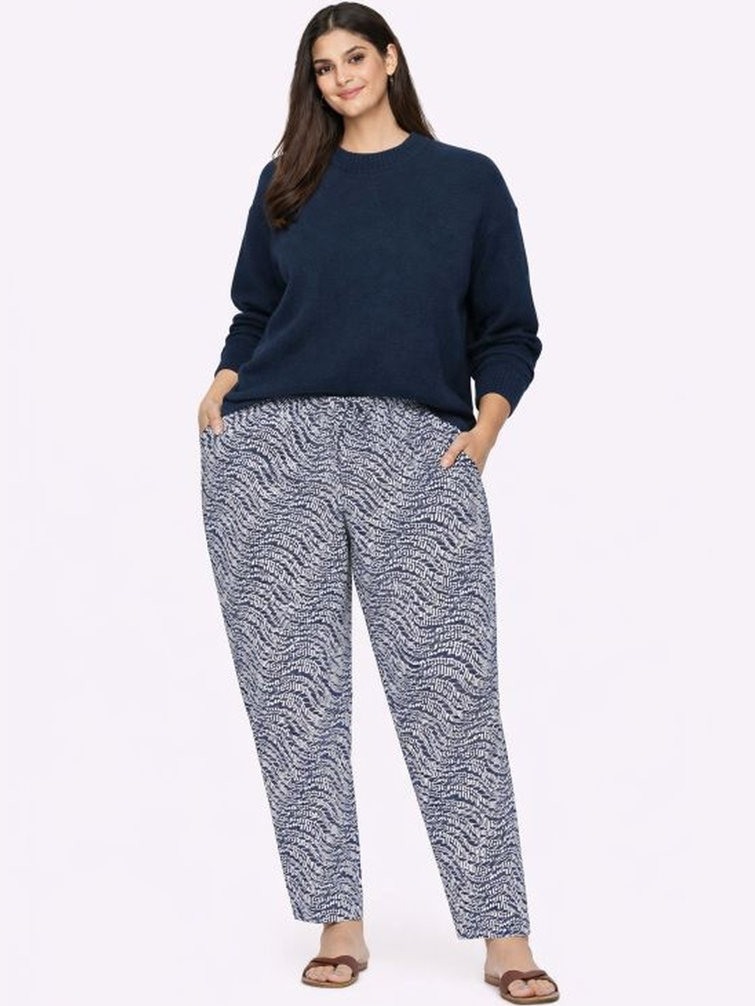 NoBarr Women Printed Trousers