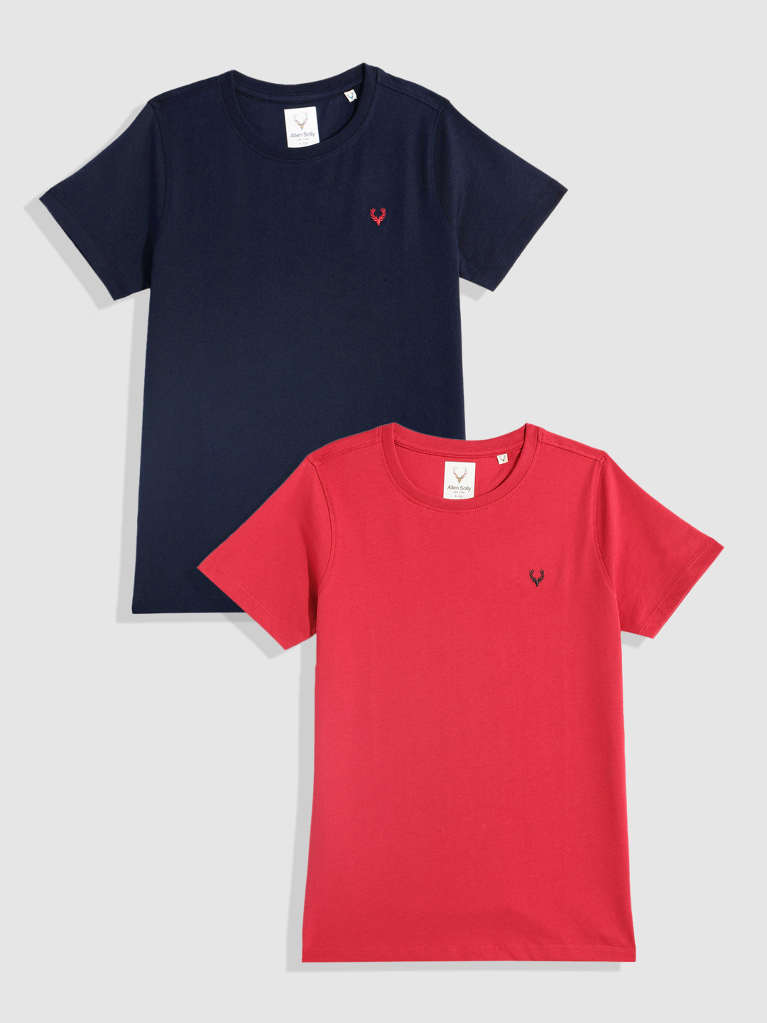 Allen Solly Junior Boys Pack Of 2 Pure Cotton T-shirt