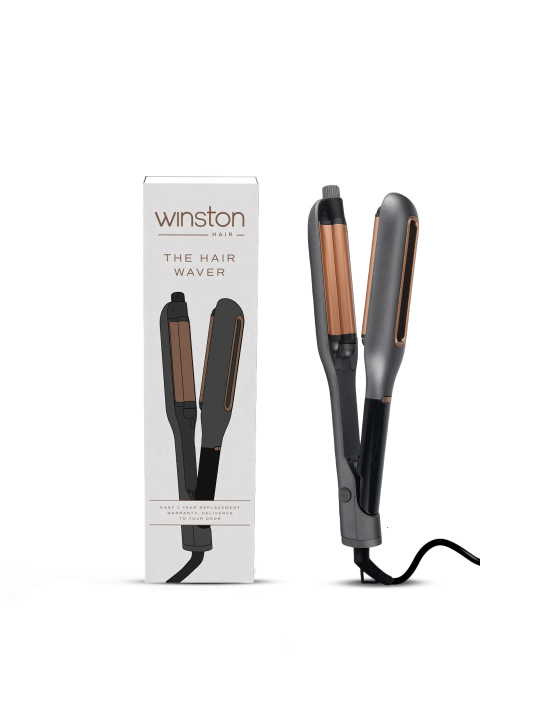 WINSTON Hair Waver For Perfect Mermaid Waves - Grey