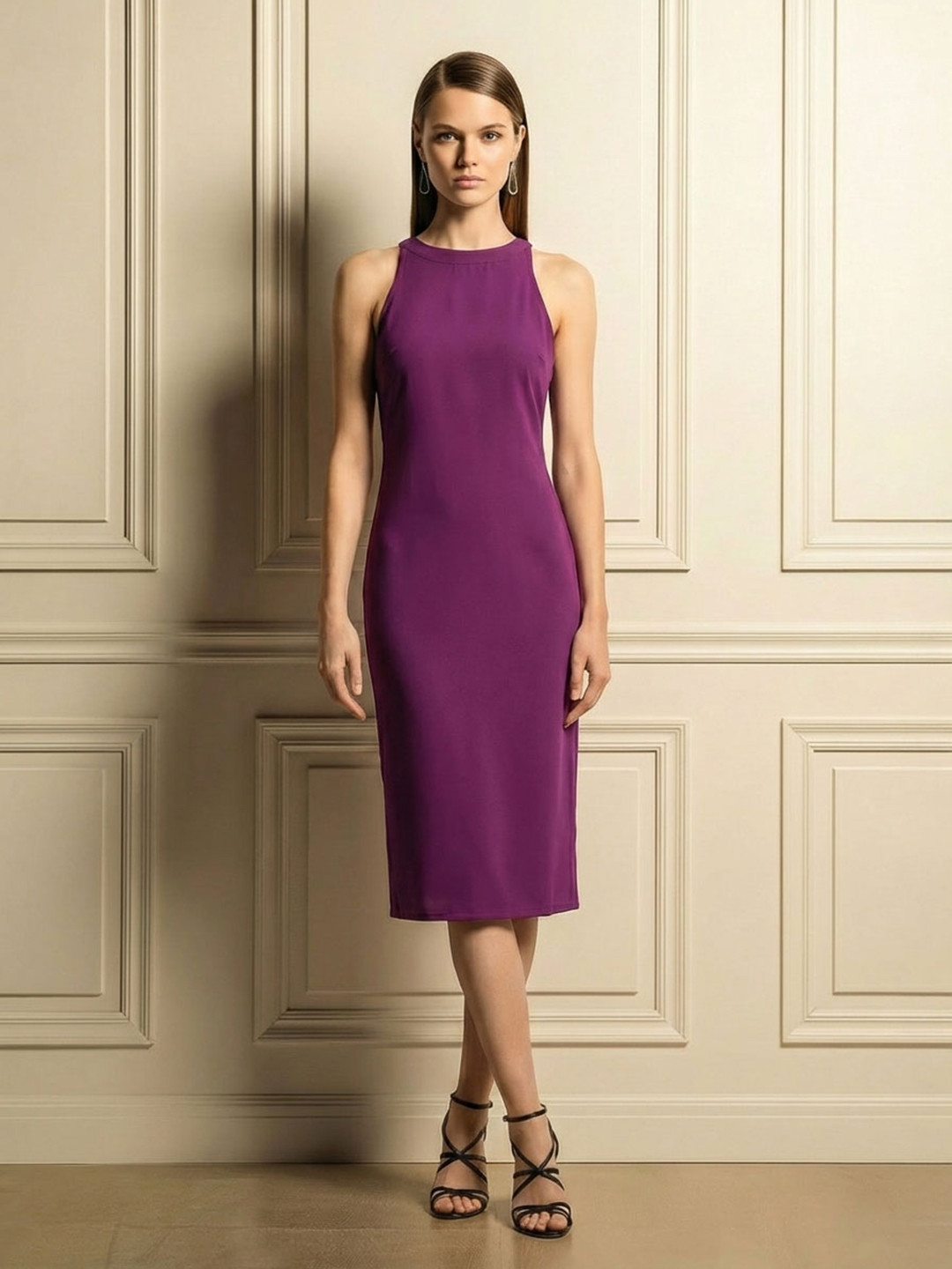 Chemistry A-Line Midi Dress
