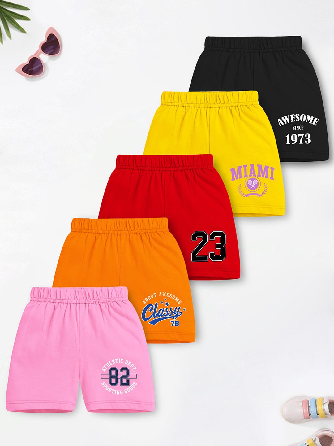 YK X Trampoline Girls Printed Shorts
