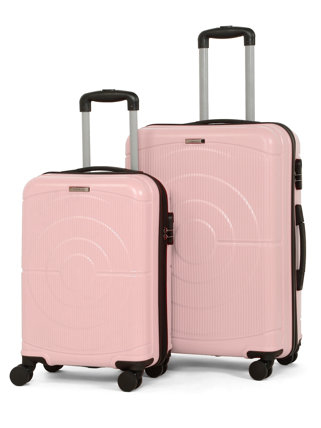 Teakwood Leathers Concentrix Set of 2 360-Degree Rotation Trolley Bag