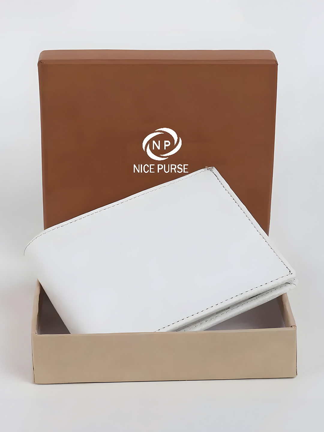 NICE PURSE Men PU Two Fold Wallet