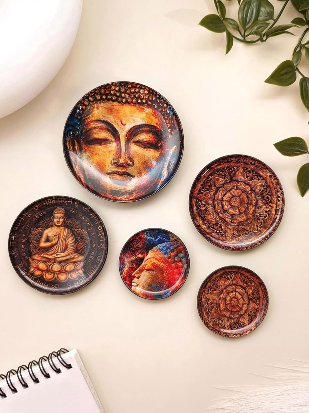 Ritualistic Set of 5 Nirvana Art Fridge Magnets