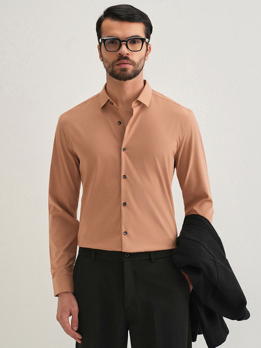 Banana Club Men Classic Slim Fit Opaque Semiformal Shirt - Image 1