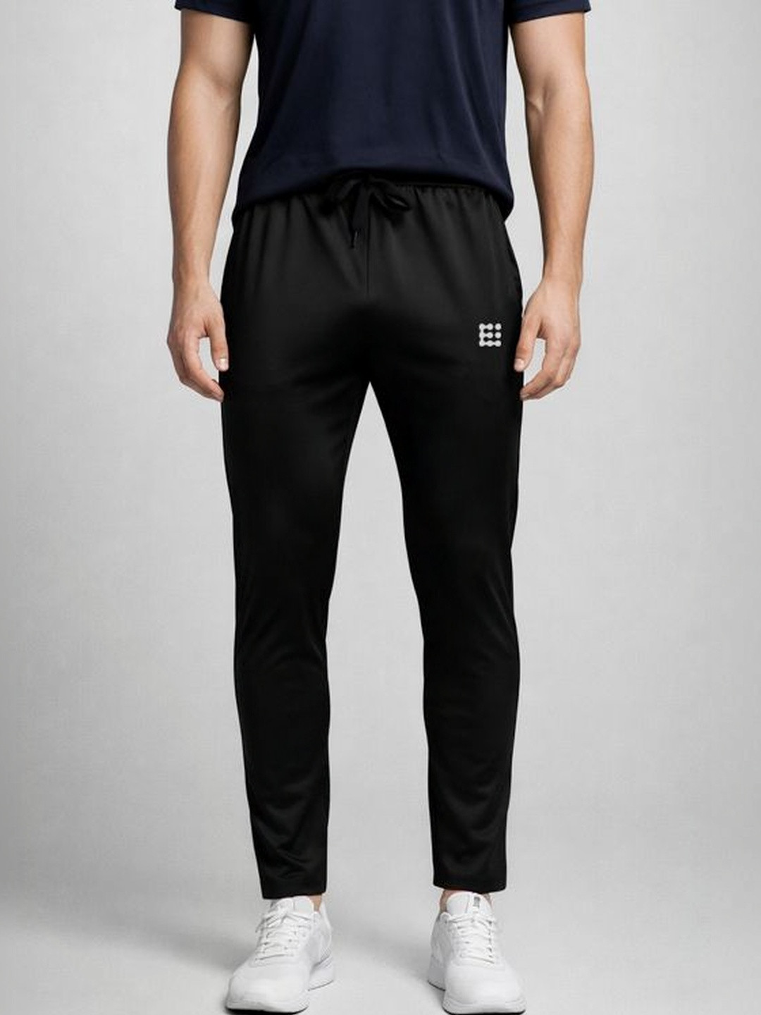 ENRIZZ Men Regular Fit Brand Logo Dry Fit Training Track Pants