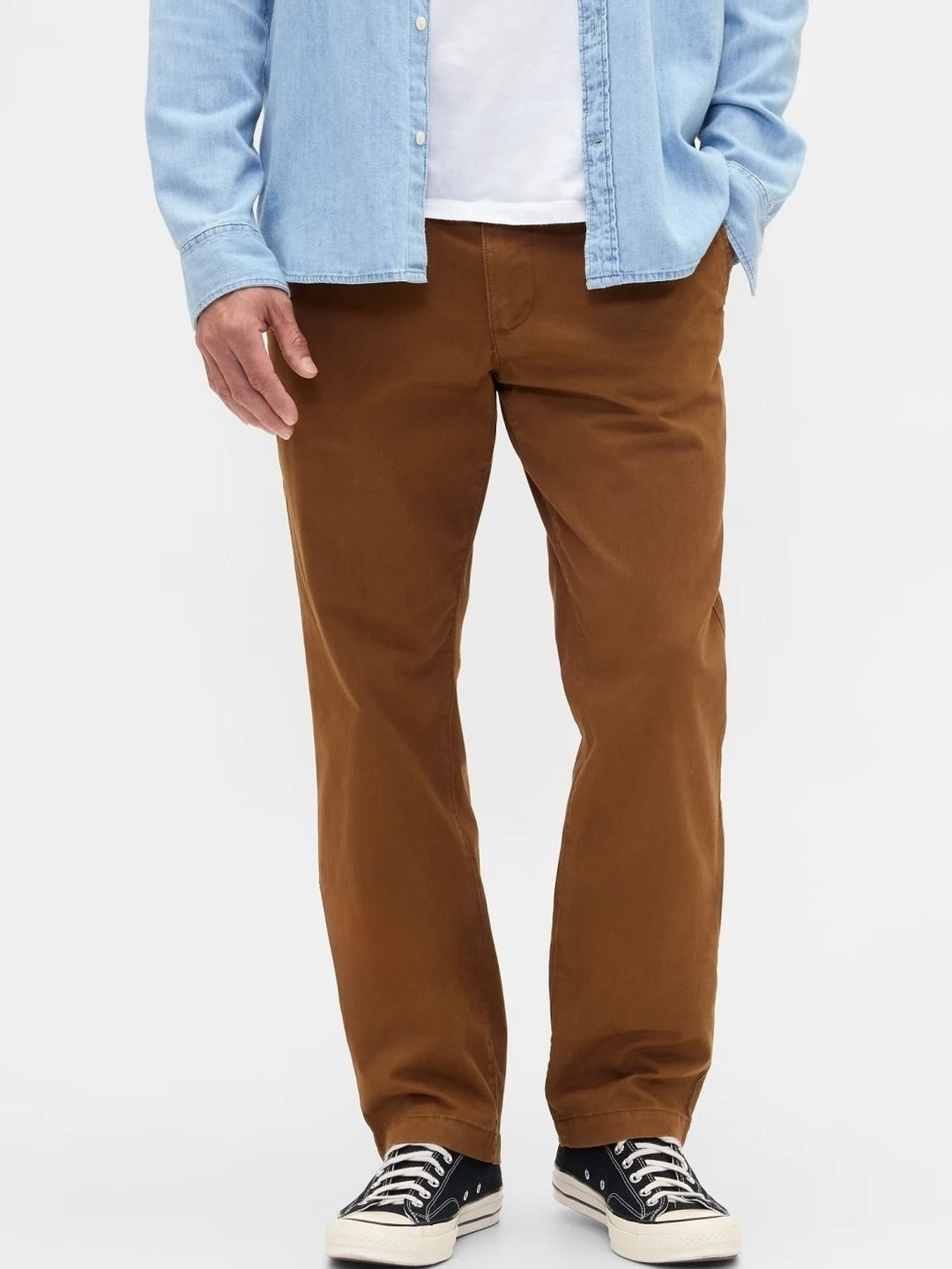 GAP Men Solid Slim Chinos Casual Trouser
