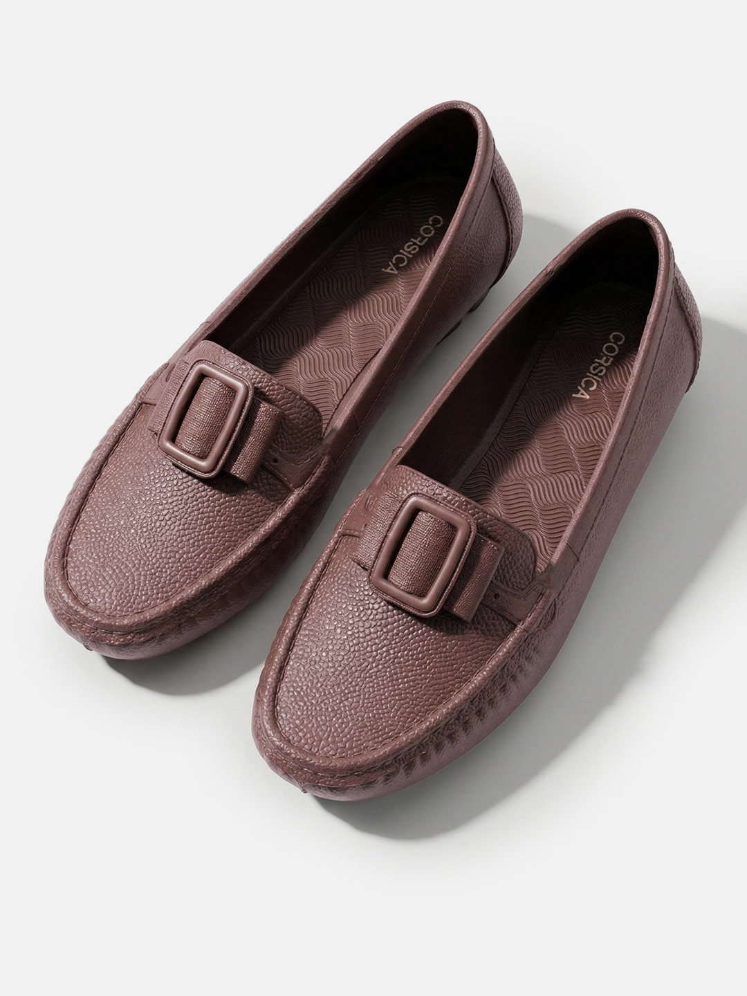 CORSICA Women Round Toe Textured Loafers