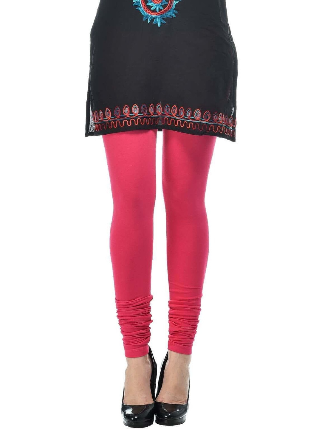 Frenchtrendz Women Cotton Blend Solid Ankle Length Leggings