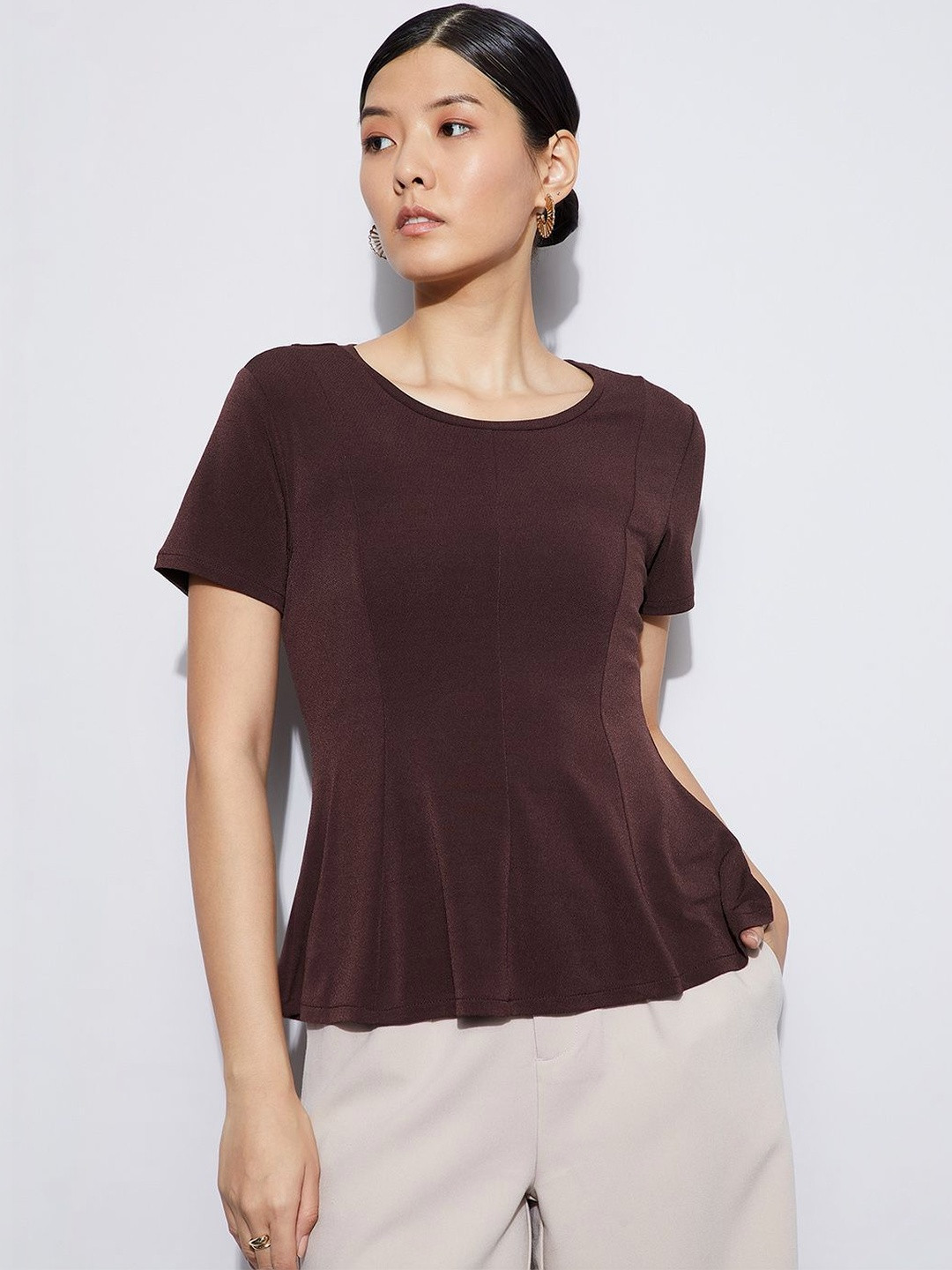 CODE by Lifestyle Peplum Top