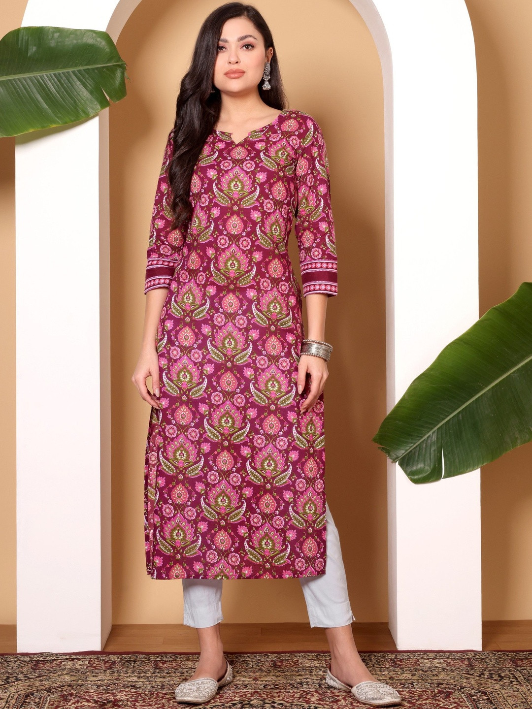 TARANJAL Women Floral Printed Floral Kurta