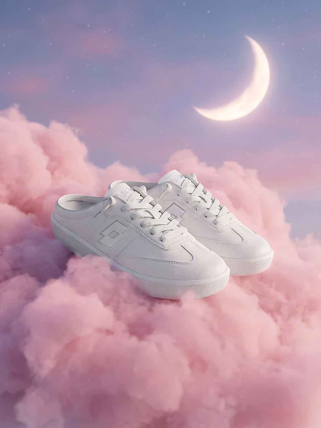 Lotto Women Luna White Mules
